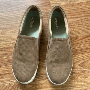 Dr. Scholl’s suede slip on shoes